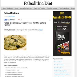 Paleo Cookies That Are Soooo Easy To Make!