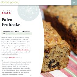 Paleo Fruitcake Recipe