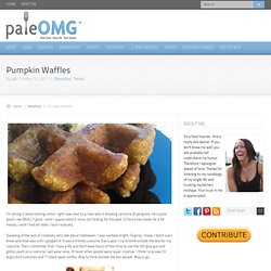 Pumpkin Waffles