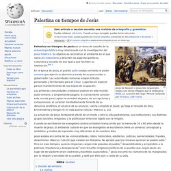 Palestina en tiempos de Jesús