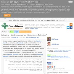 Palestine : Colère contre les “Documents Palestine” · Global Voices