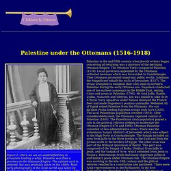 Palestine under the Ottomans