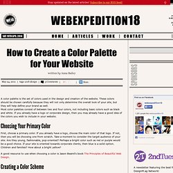 How to Create a Color Palette for Your Website