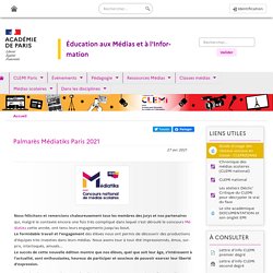 Palmarès Médiatiks Paris 2021
