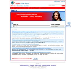 Search for Colgate-Palmolive Products and Information
