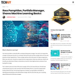 Ross Pamphilon, Portfolio Manager, Shares Machine Learning Basics
