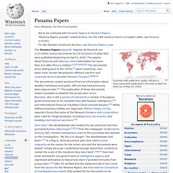 Panama Papers (Wikipedia)