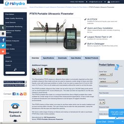 GE Panametrics PT878 Ultrasonic Flow Meter