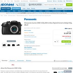 Panasonic Lumix DMC-GH3 Digital Camera Body Only, Black DMC-GH3KBODY