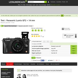 Panasonic Lumix GF2 + 14 mm