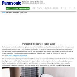 Panasonic Refrigerator Repair Surat