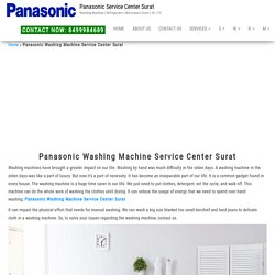 Panasonic Washing Machine Service Center Surat