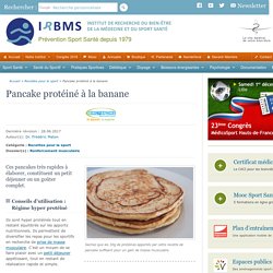 Pancake protéiné à la banane : un petit déjeuner ou un goûter complet