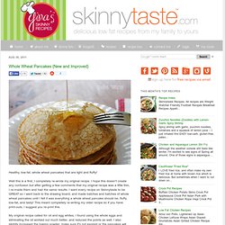 Whole Wheat Pancakes {New and Improved}