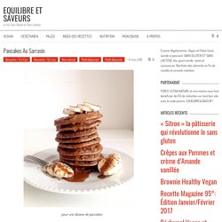 Pancakes au Sarrasin - EQUILIBRE ET SAVEURS