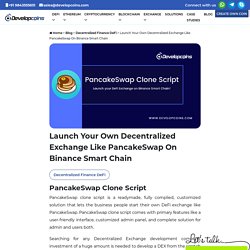 PancakeSwap Clone Software