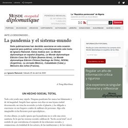 « La pandemia y el sistema-mundo » - Le Monde diplomatique en español