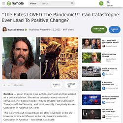 “The Elites LOVED The Pandemic!!” Can Catastrophe Ever Lead To Positive Change?