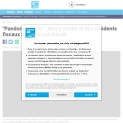 "Pandora papers" : Bercy vérifie si des résidents fiscaux français ont fraudé