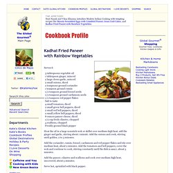Kadhai Fried Paneerwith Rainbow Vegetables