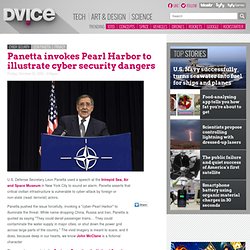 Panetta invokes Pearl Harbor to illustrate cyber security dangers