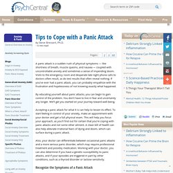 Tips to Cope with a Panic Attack