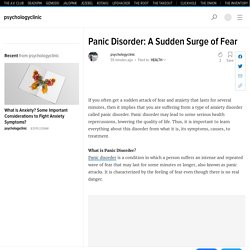 Panic Disorder: A Sudden Surge of Fear