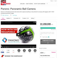 Panono: Panoramic Ball Camera