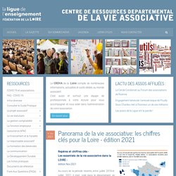 Panorama de la vie associative: les chiffres clés pour la Loire - édition 2021