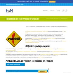 Panorama de la presse française - Éducation & Numérique