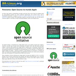 Panorama: Open Source no mundo Apple