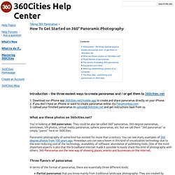 How To Get Started on 360° Panoramic Photography - 360Cities Help Center