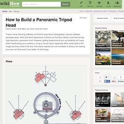 How to Build a Panoramic Tripod Head wikiHow