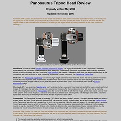 Panosaurus Tripod Head