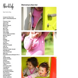 blog mode enfant - Trench Zara - Tee-Shirt Rykiel Baby - Pantalon chino Zara - Chaussures Till - Barrettes Papa Pique et Maman Coud - Maison Smoby - Fleur & Lily