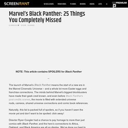 Black Panther: Easter Eggs 2 clicks