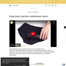 What are Period Panties - How Does Period Underwear Work? – Moonful