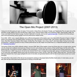 PAO Productions - The Open Mic Project