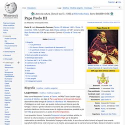 Papa Paolo III