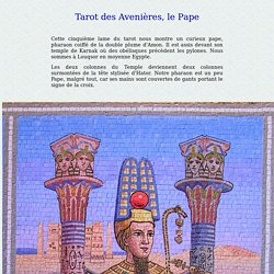 Le Pape, tarot du chateau des Avenières