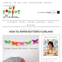 How To: Paper Butterfly Garland