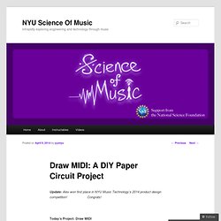 Draw MIDI: A DIY Paper Circuit Project