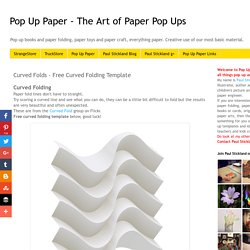 Curved Folds - Free Curved Folding Template