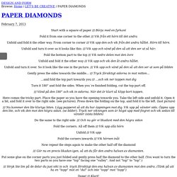 PAPER DIAMONDS