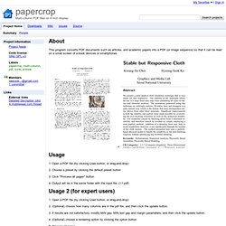papercrop - Multi-column PDF files on 6 inch display.