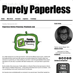 Purely Paperless: Paperless Online Planning: Planbook.com