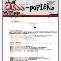 CASSS-paPIERs : collectif d'actions, de soutien et de solidarité envers les sans-papiers.