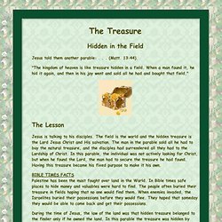 Parable of the treasure in the field, for children