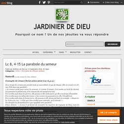La parabole du semeur
