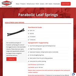 Parabolic Leaf Springs